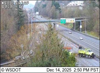 Pacific: SR 167 at MP 22.4: S 212th St