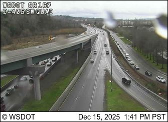 Renton: SR 167 at MP 26.1: I-405 Interchange, SW Quad