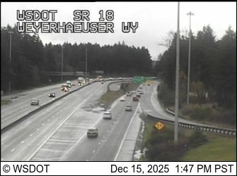 Federal Way: SR 18 at MP 0.7: Weyerhaeuser Way