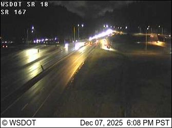 Auburn: SR 18 at MP 2.8: SR 167 Interchange