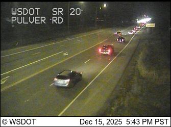 Burlington: SR 20 at MP 58.7: Pulver Rd