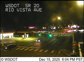 Burlington: SR 20 at MP 59.8: Rio Vista Ave