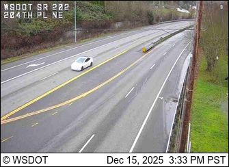 Sammamish: SR 202 at MP 9.9: 204th Ave NE