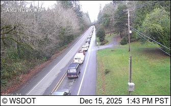 Poulsbo: SR 3 at MP 58.6: Hard Rock Way