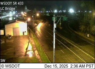 Rainier: SR 433 at MP 0.9: Lewis and Clark Bridge