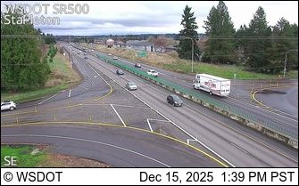Vancouver: SR 500 at MP 2.4: Stapleton Rd