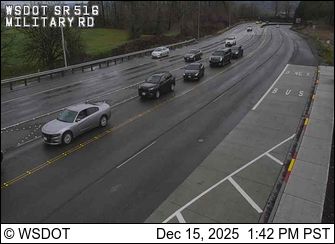 Pacific: SR 516 at MP 2.2: Military Rd