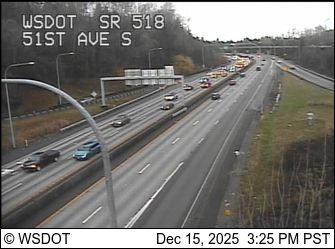 Burien: SR 518 at MP 3.4: 51st Ave S