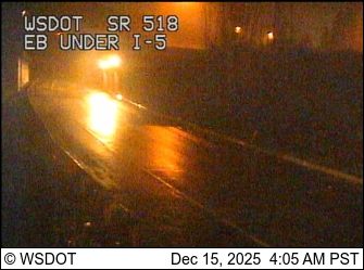 Burien: SR 518 at MP 3.8: EB Under I-5