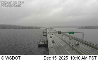 Edgewater Park › West: SR 520 at MP 2.9: Mid Bridge