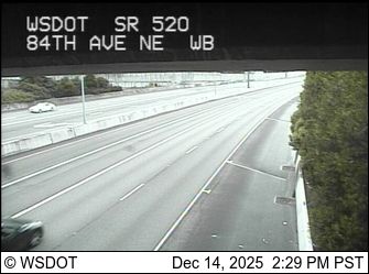 Clyde Hill: SR 520 at MP 4.5: 84th Ave NE, WB