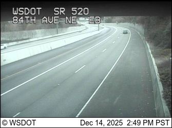 Clyde Hill: SR 520 at MP 4.6: 84th Ave NE, EB