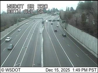 Clyde Hill: SR 520 at MP 4.9: 88th Ave NE