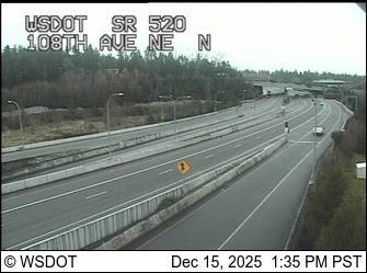 Bellevue: SR 520 at MP 6.2: 108th Ave NE, NB