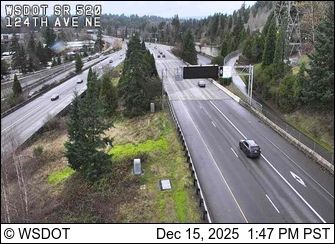 Bellevue: SR 520 at MP 7.6: 124th Ave NE