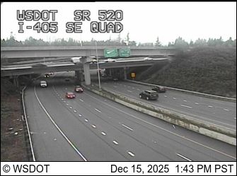 Bellevue: SR 520 at MP 7: I-405 Interchange