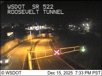 Roosevelt: SR 522 at MP 0.4 - Tunnel