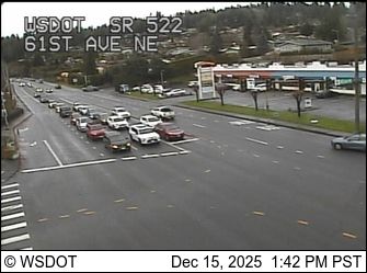Kenmore: SR 522 at MP 6.6: 61st Ave NE