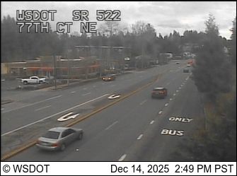 Kenmore: SR 522 at MP 7.8: 77th Ct NE