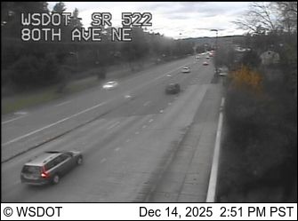 Kenmore: SR 522 at MP 7.9: 80th Ave NE