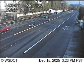 Kenmore: SR 522 at MP 8.1: 83rd Pl NE