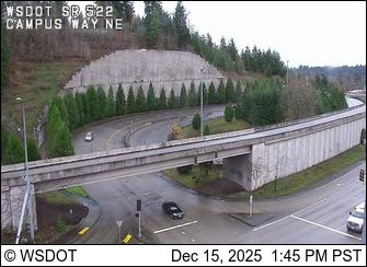 Bothell: SR 522 at MP 10.5: S Campus Way