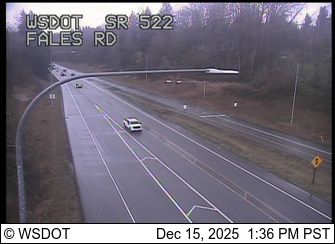 Brier › East: SR 522 at MP 18.9: Fales Rd