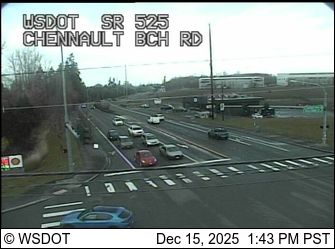 Mukilteo: SR 525 at MP 4.8: Chennault Bch Rd