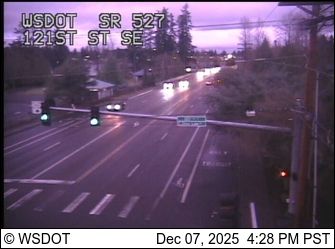 Everett: SR 527 at MP 9.5: 121st St SE