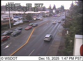 Everett: SR 527 at MP 10.3: 112th St SE