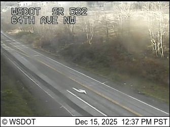 Florence: SR 532 at MP 6.4: 64th Ave NW