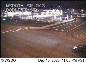 Blaine: SR 543 at MP 0.2: Boblett St