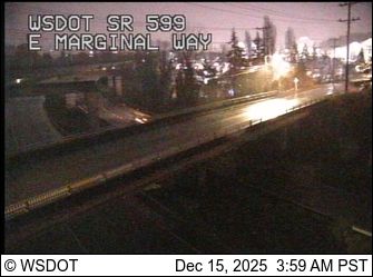 Allentown: SR 599 at MP 1.4: E Marginal Way