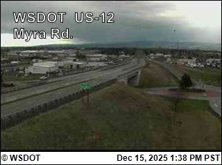 Walla Walla: US 12 at MP 335.3: Myra Road