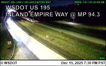 Comstock: US 195 at MP 94.3: Inland Empire Way