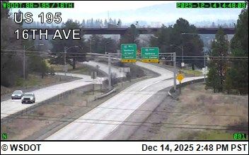 Spokane: US 195 at MP 95.6: 16th Ave