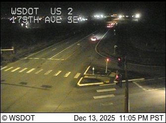 Monroe: US 2 at MP 13.9: 179th Ave SE