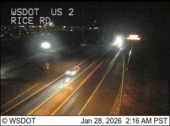 Gold Bar: US 2 at MP 24.2: Rice Rd