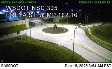 Spokane: US 395 NSC at MP 162.1: NSC 395 & Freya