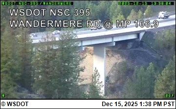 Spokane: US 395 NSC at MP 167.9: NSC 395 & Wandemere