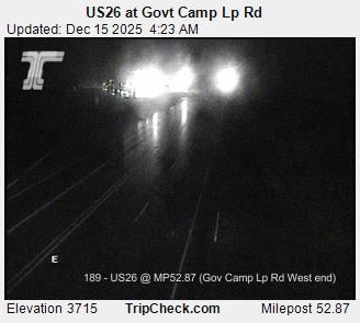 Government Camp: US26 at Govt Camp Lp Rd