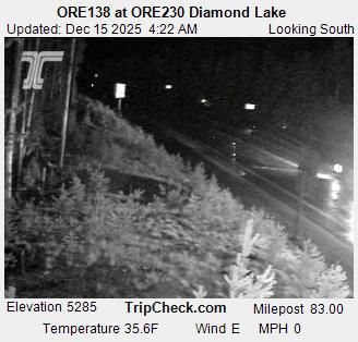 Douglas County: ORE138 at ORE230 Diamond Lake