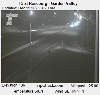 Sutherlin: I-5 at Roseburg - Garden Valley