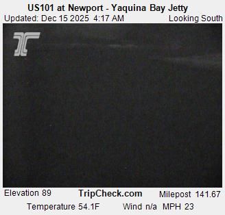 Newport: US101 at - Yaquina Bay Jetty