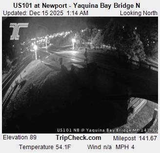 Newport: US101 at - Yaquina Bay Bridge N