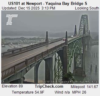 Newport: US101 at - Yaquina Bay Bridge S