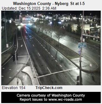 Tualatin: Washington County - Nyberg St at I-5