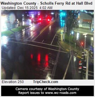 Beaverton: Washington County - Scholls Ferry Rd at Hall Blvd