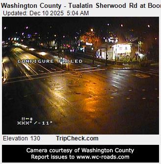 Tualatin: Washington County - Sherwood Rd at Boones Ferry Rd