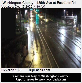 Beaverton: Washington County - 185th Ave at Baseline Rd